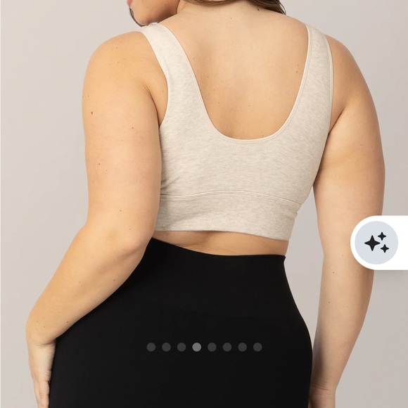 NWT Kindred Bravely Cream V-Neck Nursing and Maternity Bralette - Picture 3 of 9